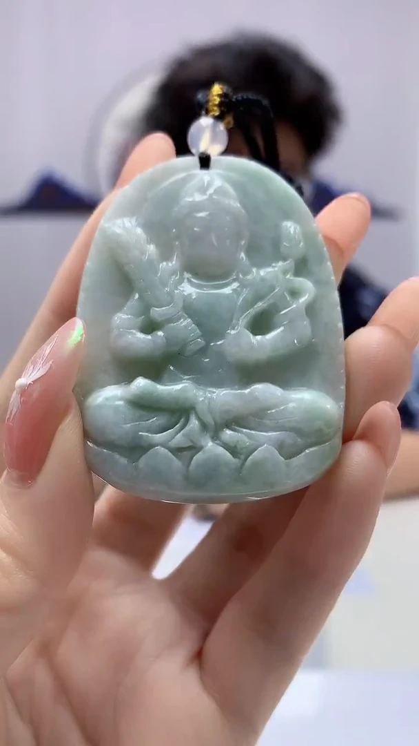 【闪购商品】翡翠颈饰未镶嵌4688DD-jj147观音