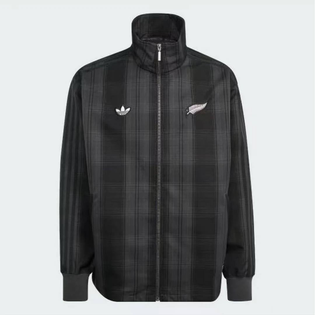 adidas/阿迪达斯【王府井AD】经典橄榄球风格运动夹克外套 KG4633
