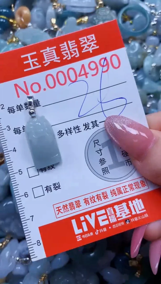 翡翠未镶嵌吊坠(不含链)4990