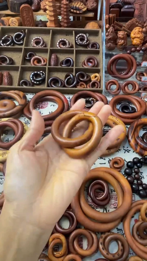 枣木枣木乾坤圈40圈口微瑕