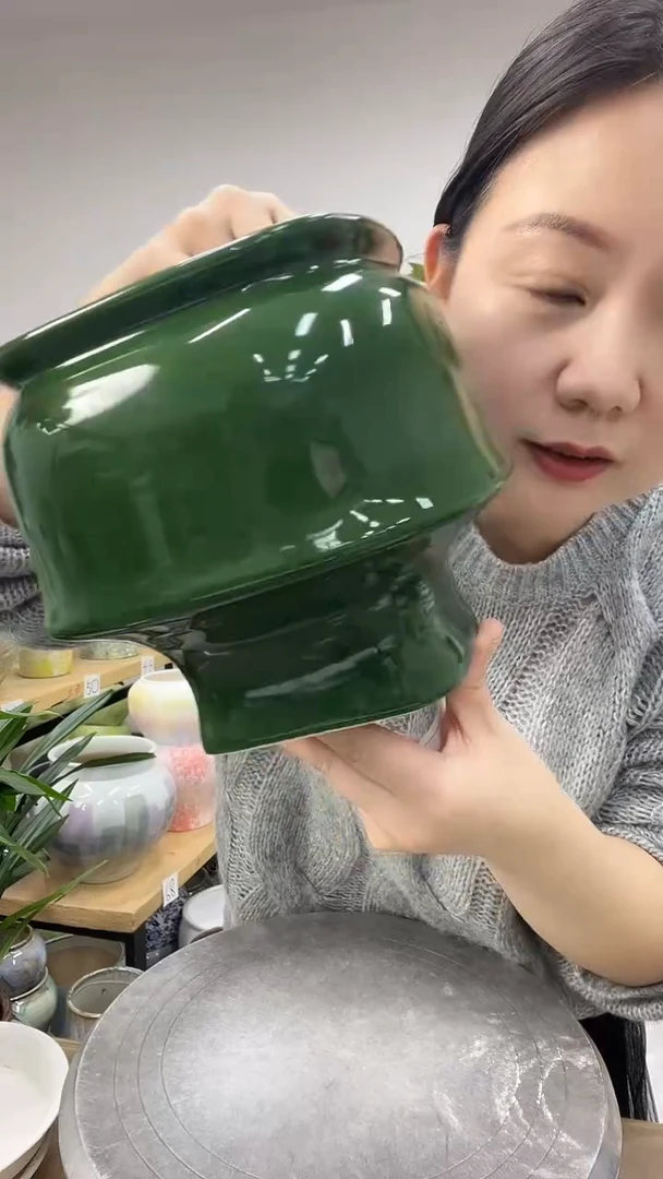 11.10陶瓷花盆直播链接高.   16  口12