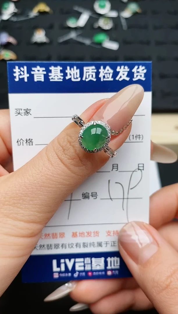 【闪购商品】翡翠戒指银S925镶嵌............