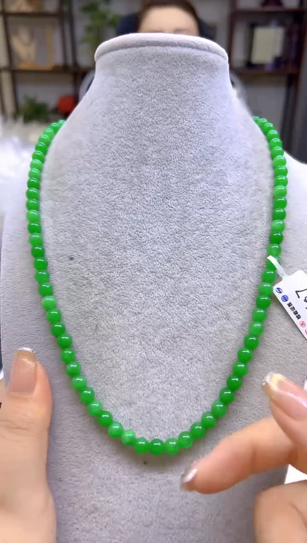 翡翠未镶嵌颈饰DIY款X607
