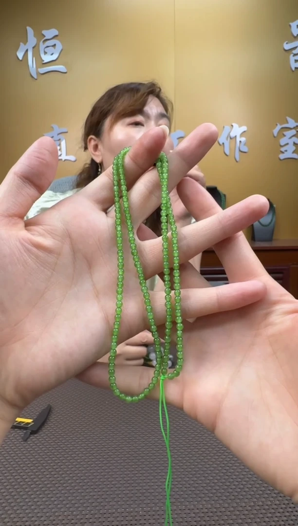 和田玉未镶嵌颈饰项链3+mm