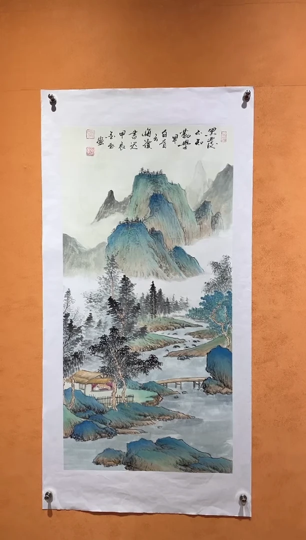 国画刘金玉老师亲笔手绘