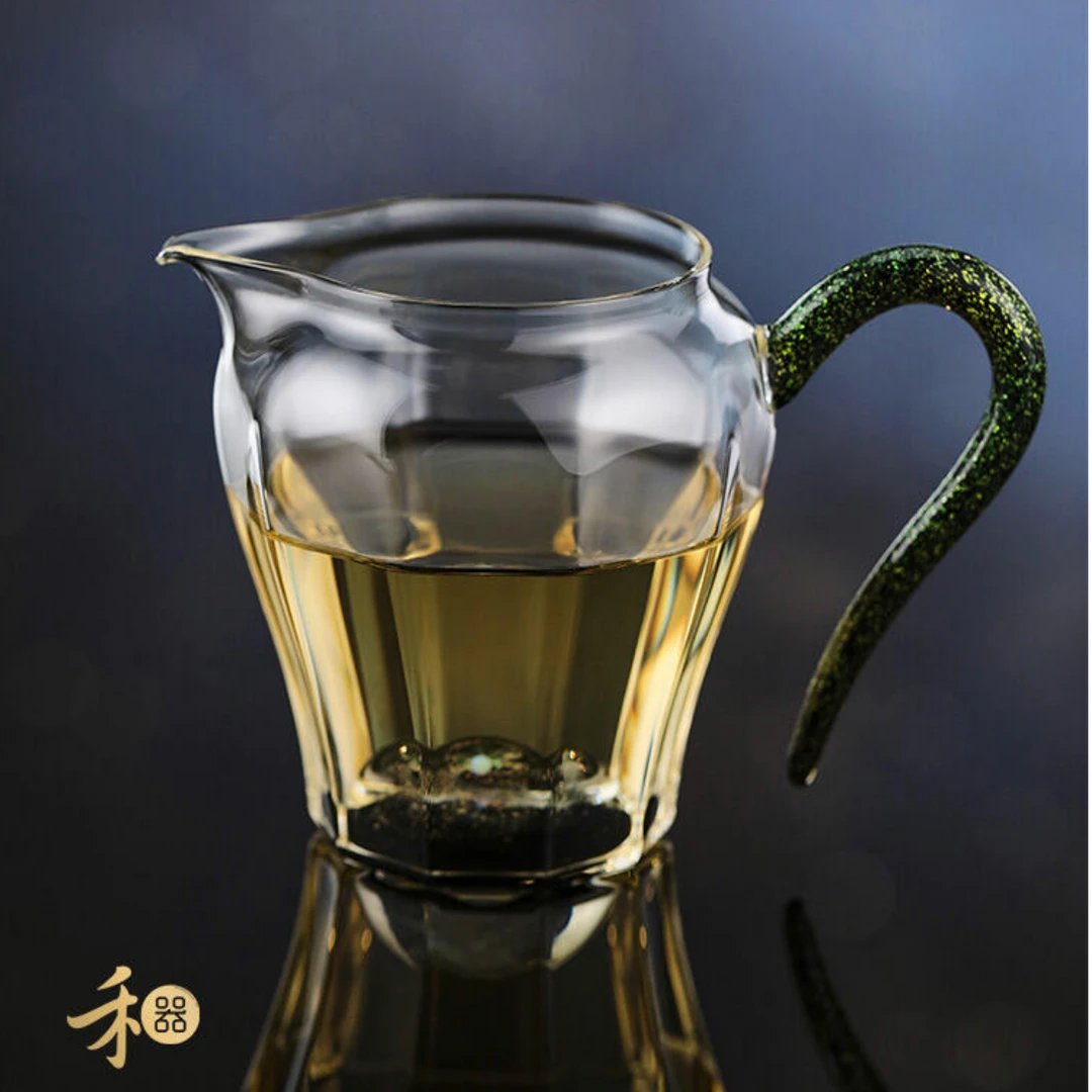 禾器星瀚 灵珀茶海 高硼硅玻璃公道杯 容量：310ml