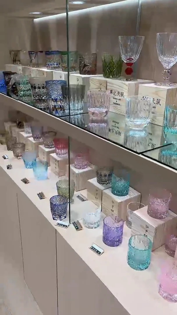 展厅现场直播 水晶杯全部破价！！