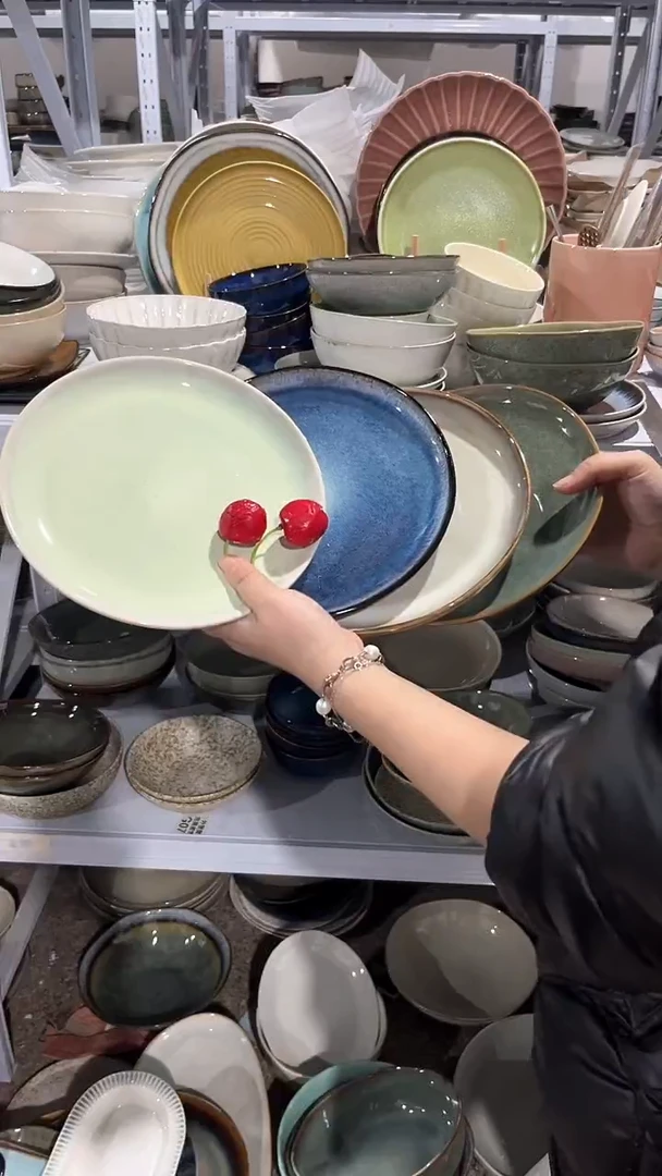 【闪购商品】瓷片外贸尾货瑕疵满20包邮X4 小盘组合