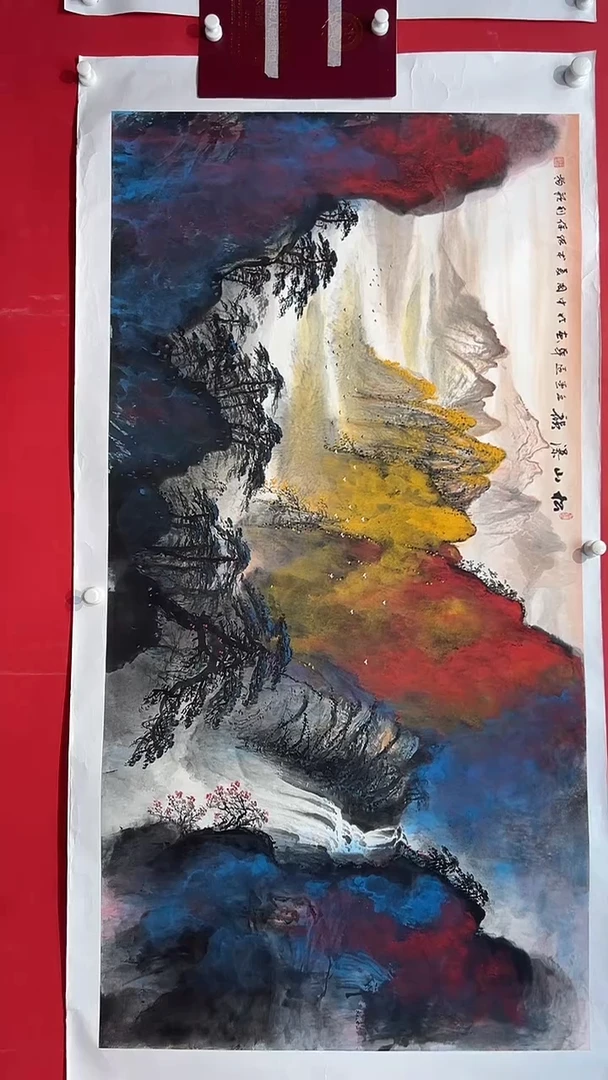 国画画家陆远华纯手绘原作