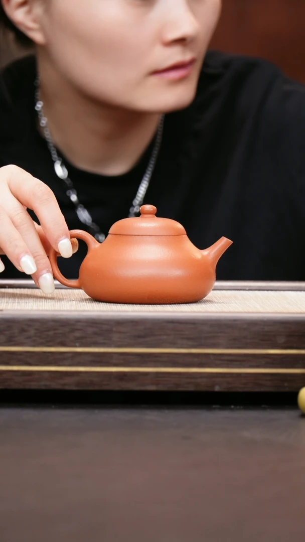 茶壶紫砂红泥  静乐  深夜福利