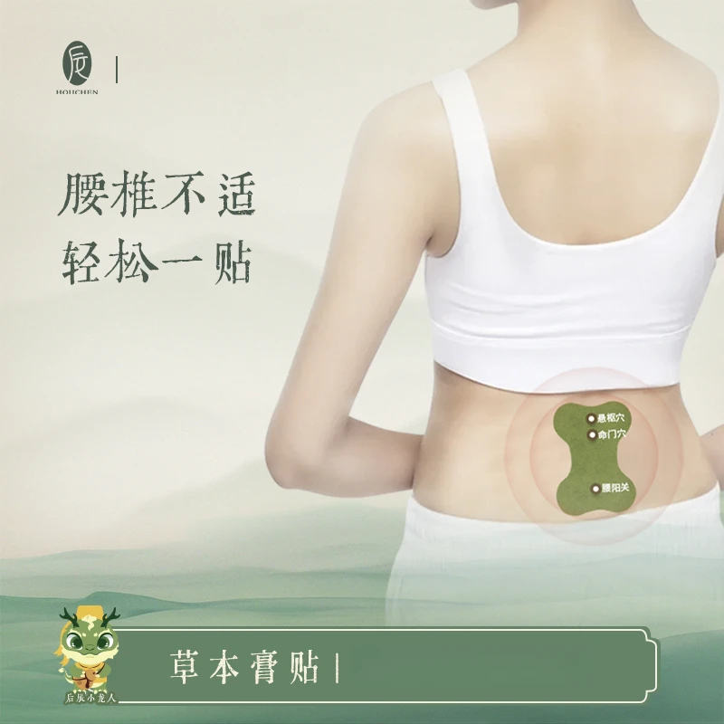 后辰【腰椎贴】艾草腰椎贴腰肌热敷艾灸贴艾绒草本温和艾绒草本贴
