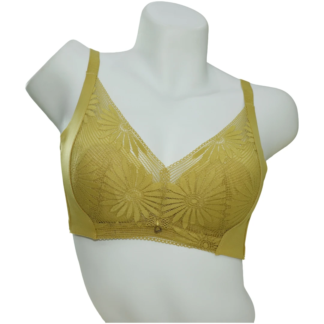 【睦言】超薄杯文胸大胸显小防下垂透气女内衣