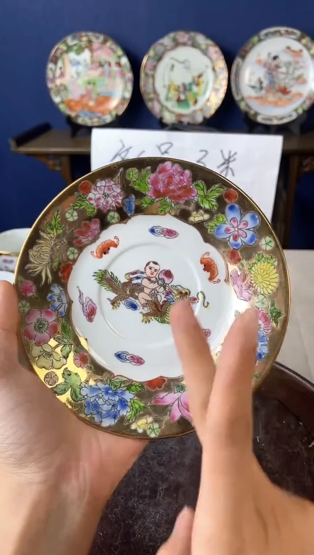 瓷片微瑕景德镇窑厂瓷摆件单件