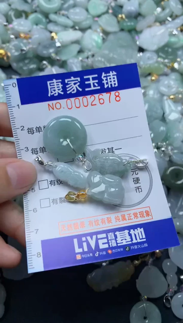 颈饰未镶嵌翡翠2678