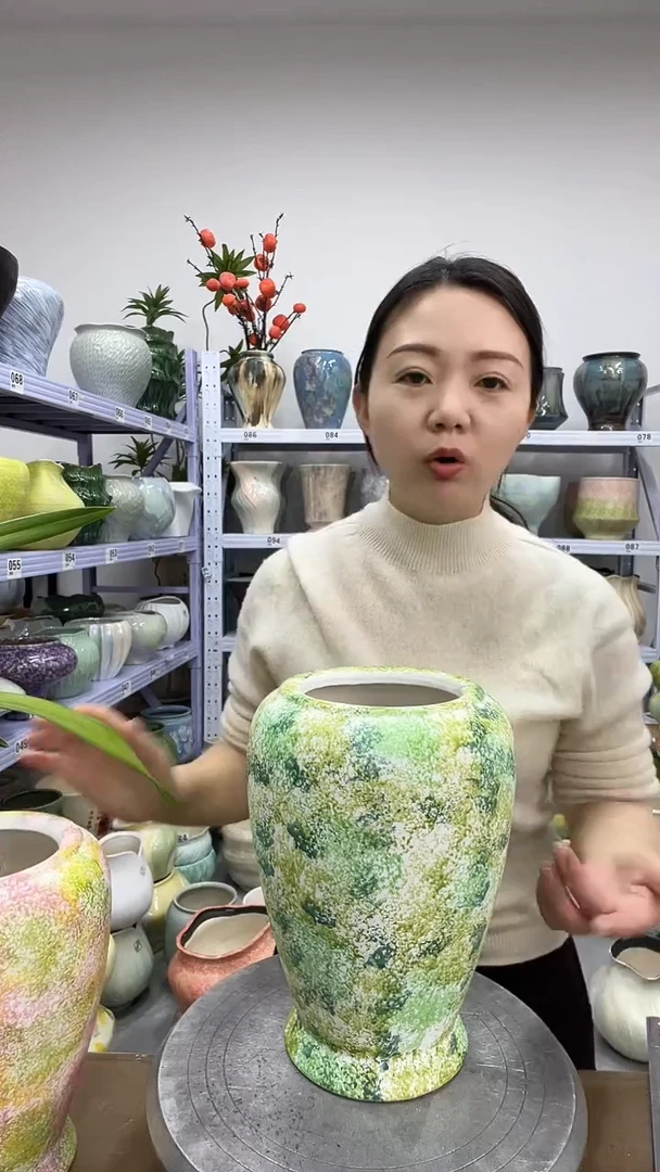 11.30陶瓷花盆直播链接高.      27口12无孔