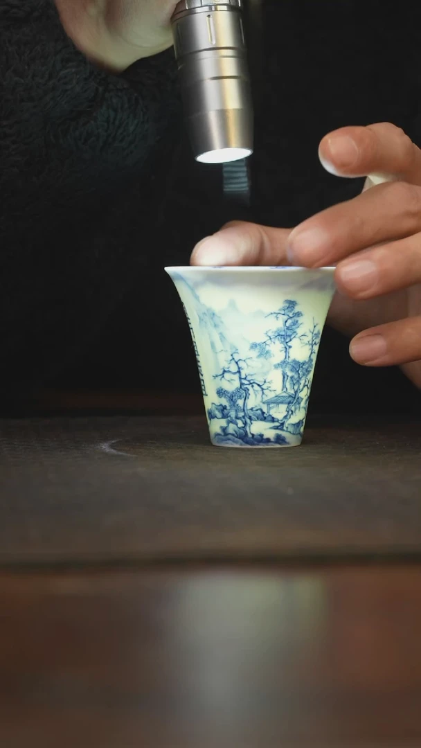 瓷片柴窑青花破价福利