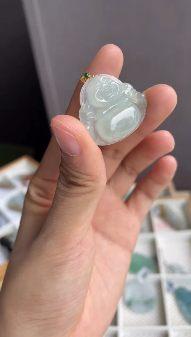 吊坠(不含链)未镶嵌翡翠天然缅甸A货翡翠