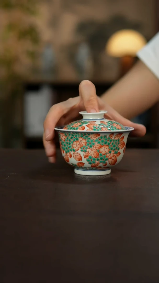 景德镇陶瓷杯碗柴烧多人