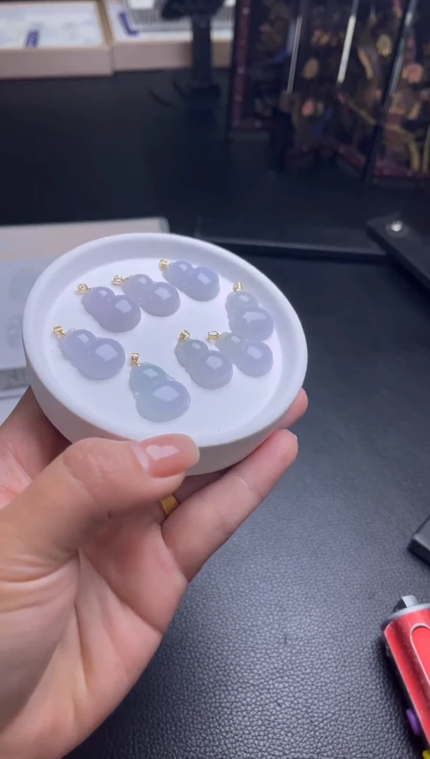 【闪购商品】翡翠颈饰18K金镶嵌B90  多样性发一件/配绳子