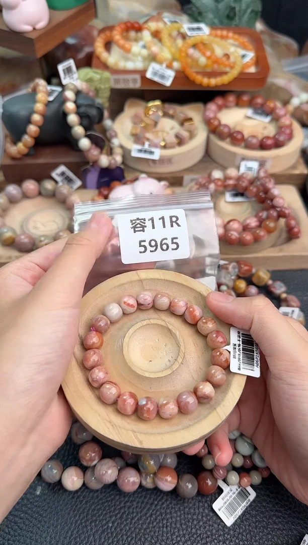 石英质玉手链未镶嵌皛*狸11R5965
