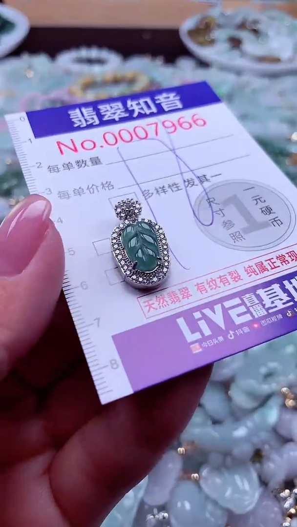 颈饰未镶嵌翡翠7966