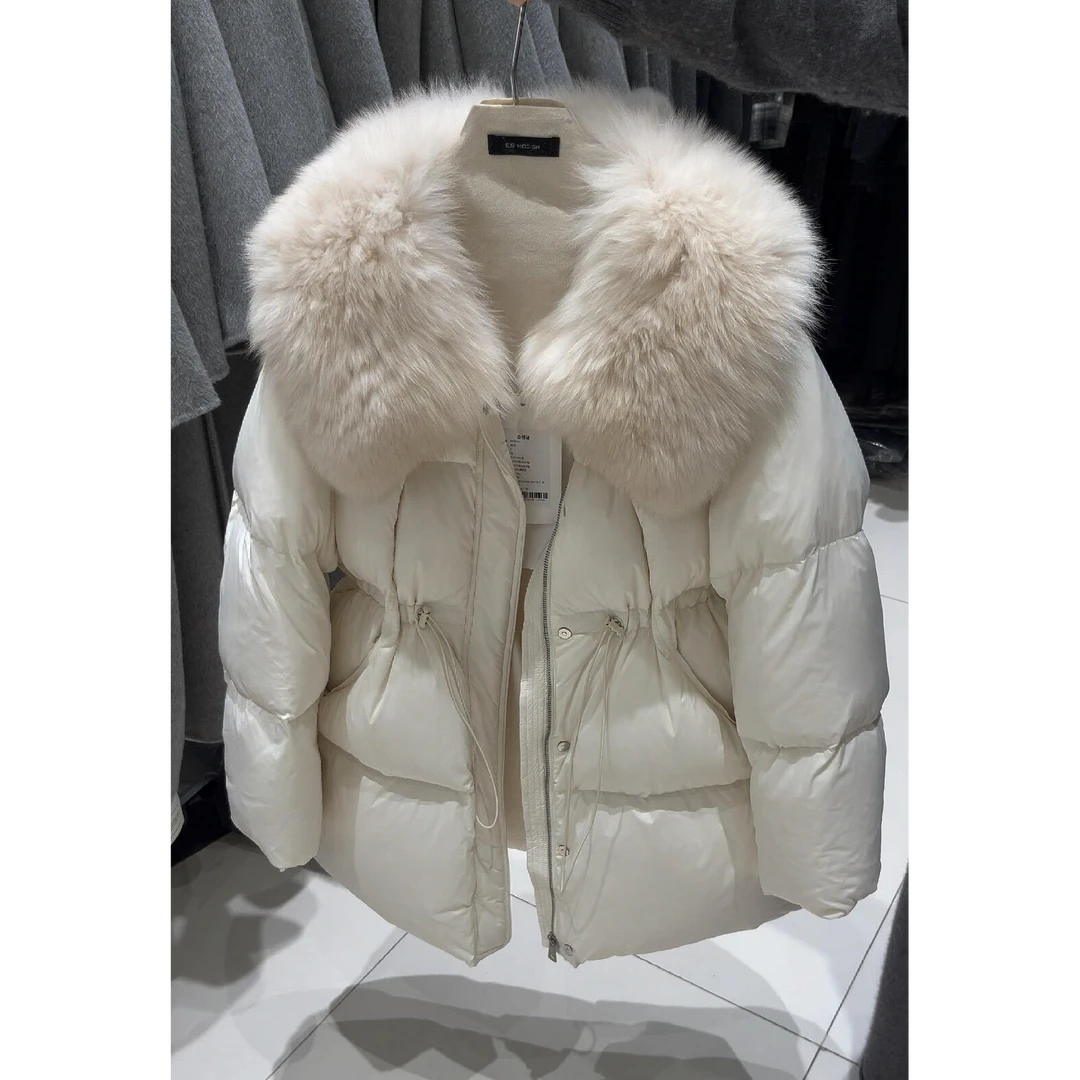 【现货】设计感大毛领棉服女冬季新款韩版宽松显瘦加厚保暖短款外套