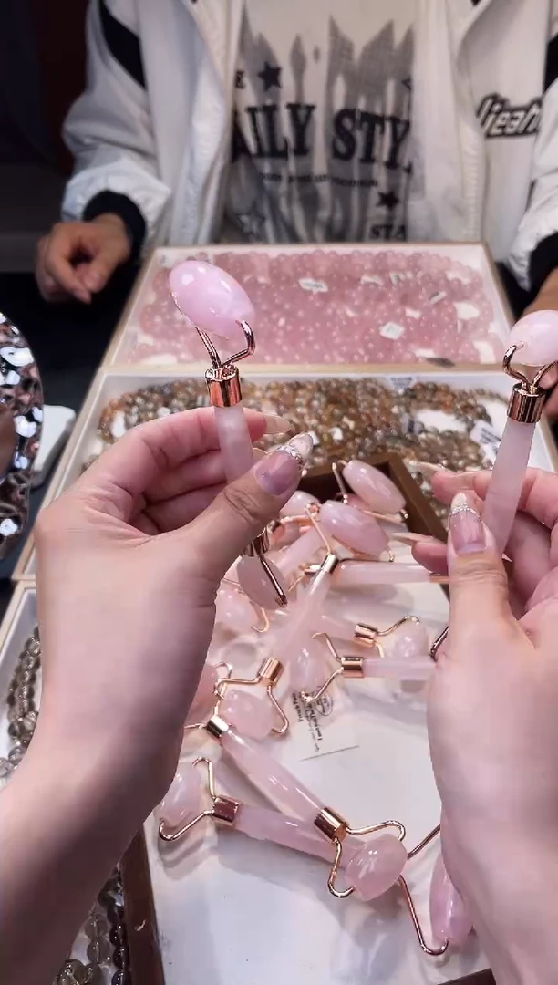 【闪购商品】水晶/未镶嵌粉晶推脸小能手