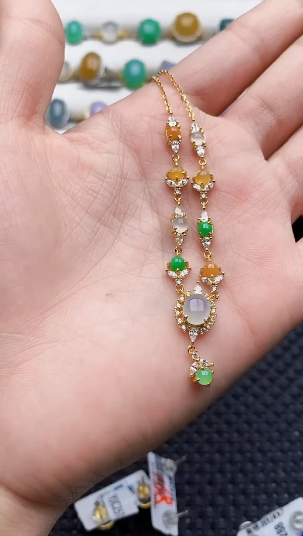 银S925镶嵌戒指翡翠2101