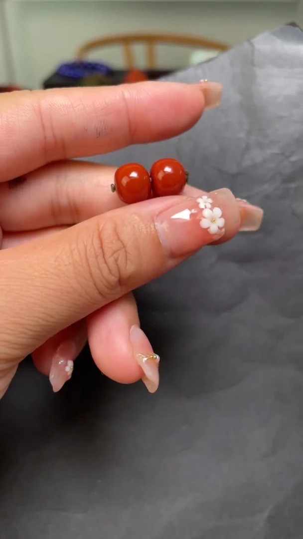 南红玛瑙4未镶嵌配饰--9+
