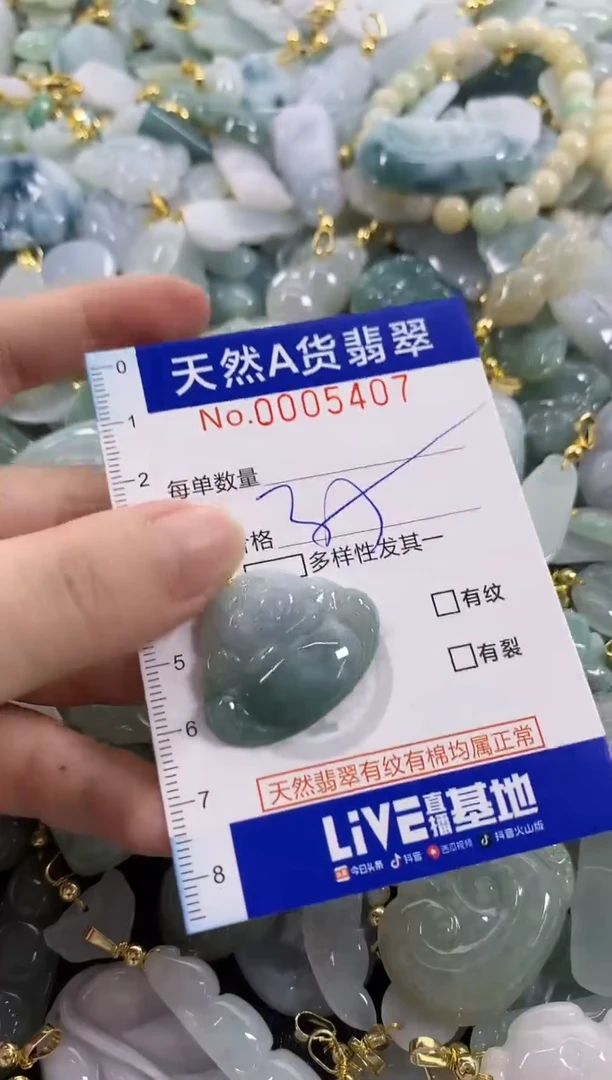 颈饰未镶嵌翡翠天然A货翡翠