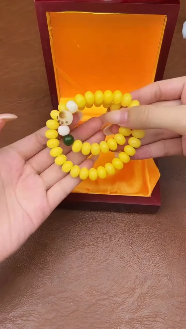 万家文玩阁黄玉菩提链接@@L007