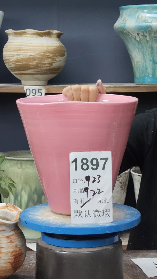 景德镇花盆默认微瑕1897