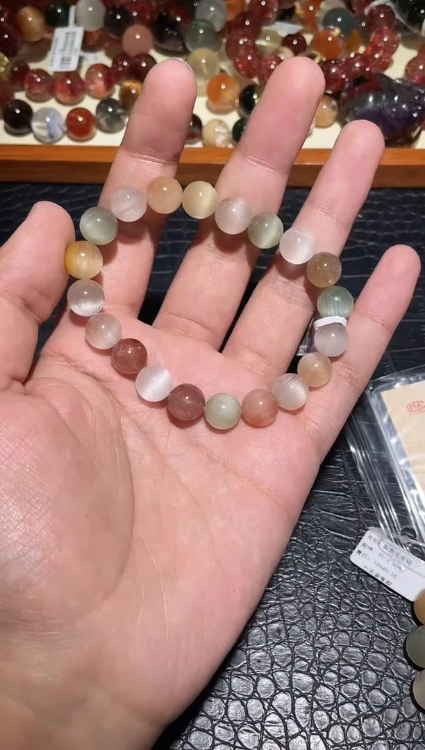 未镶嵌手链水晶兔毛单圈A10（多样性发其一）