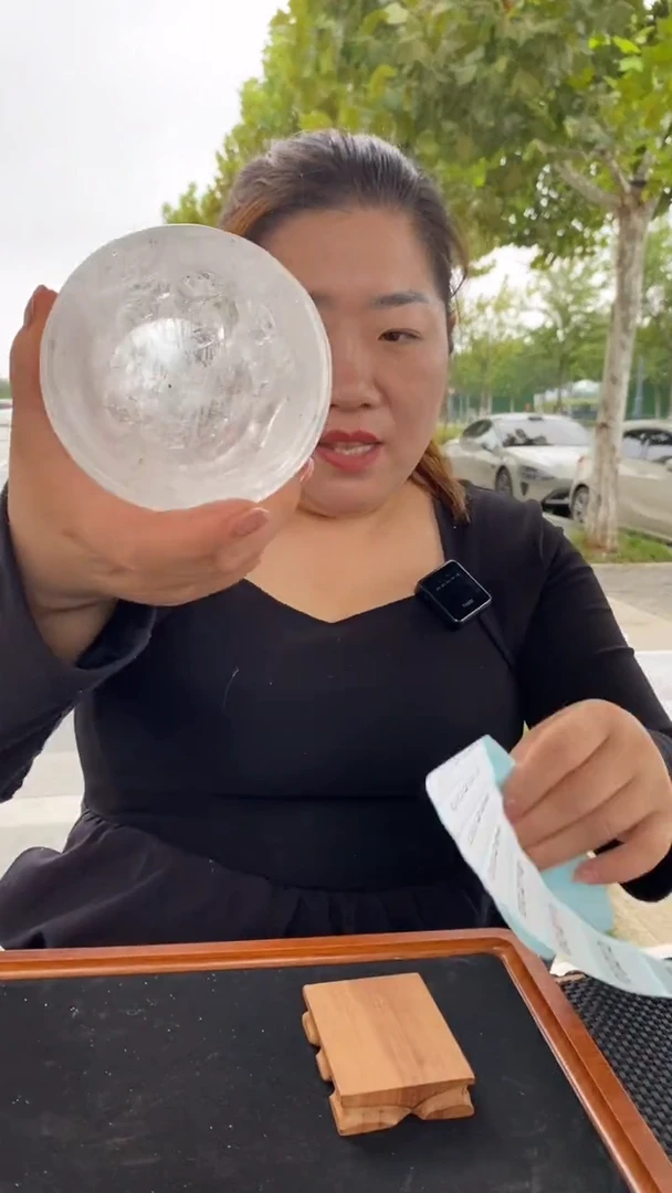 未镶嵌珠宝半成品水晶白水晶碗D200