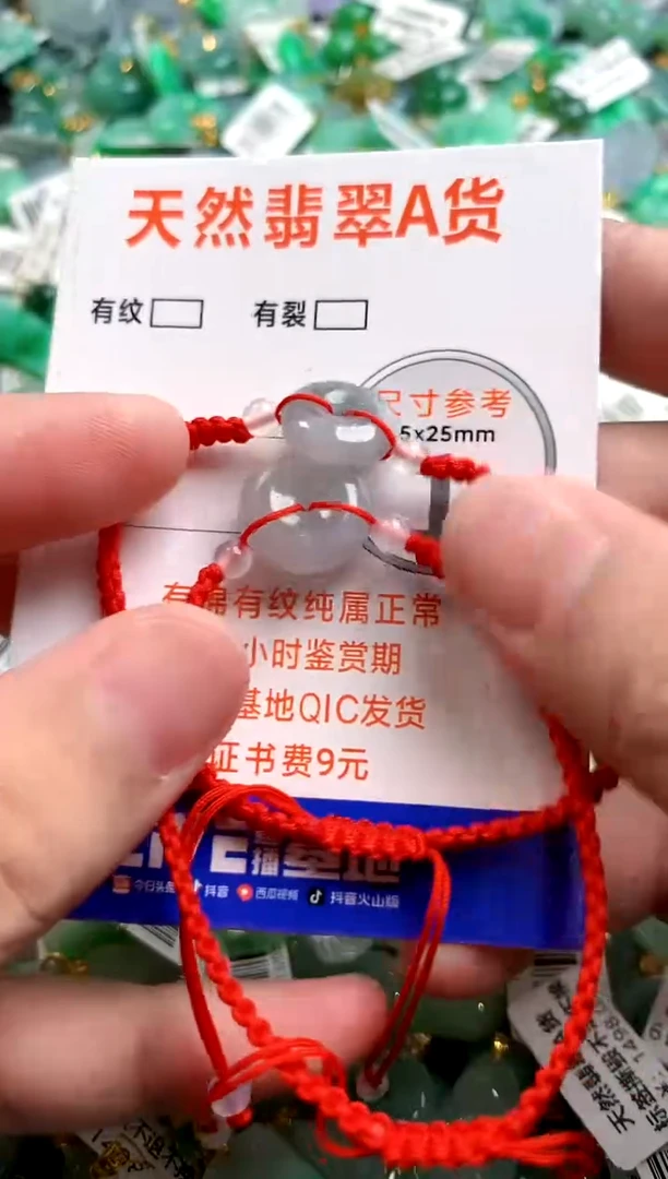 颈饰18K金镶嵌翡翠?*?13003874