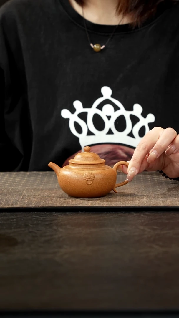 茶壶紫砂黄降坡朝明150cc