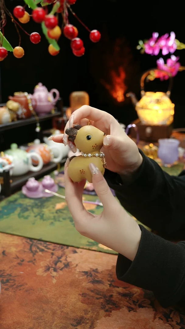 【闪购商品】一鹿有你紫砂茶宠摆件+滴流