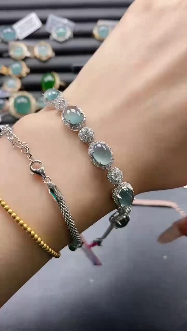 【闪购商品】翡翠戒指银S925镶嵌11111-