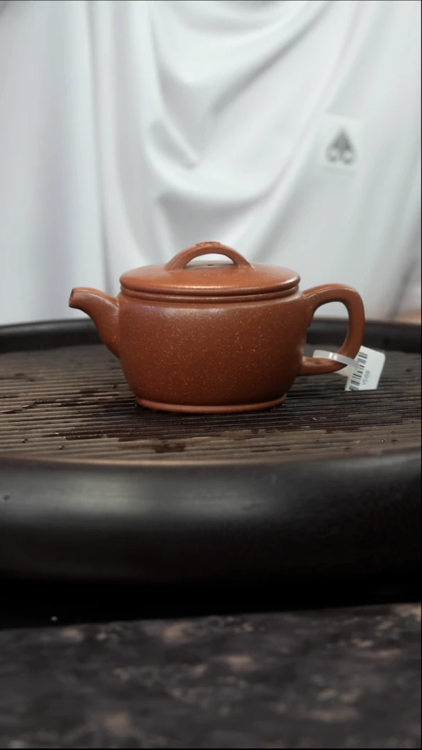 茶杯紫砂降坡金桂砂 汉瓦壶