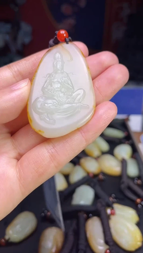 颈饰未镶嵌和田玉123