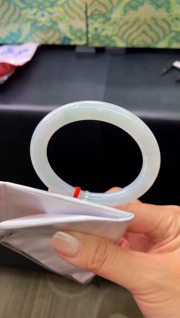 翡翠手镯未镶嵌翡翠手镯K58圈口53