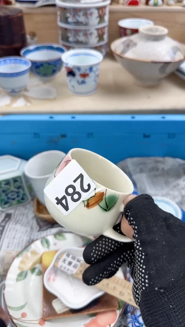 茶杯紫砂糯**?284淘艺中古瓷器满18米包邮