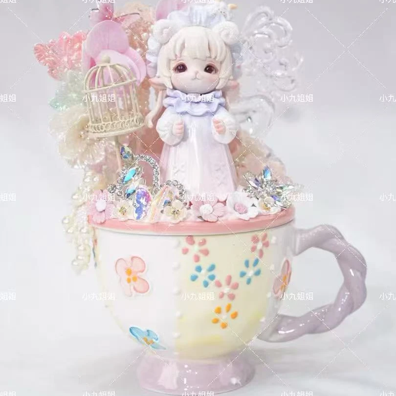 设计师款手工创意DIY水杯托盘摆件