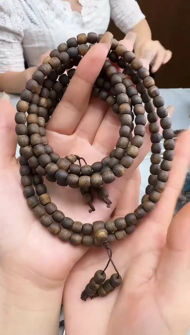 沉香手串0723紫棋鼓珠多圈多样性发一