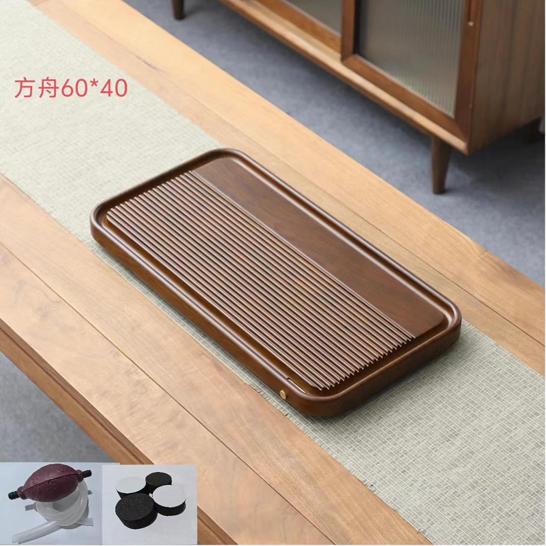 家用实木功夫泡茶台排水干泡茶台简易办公茶海