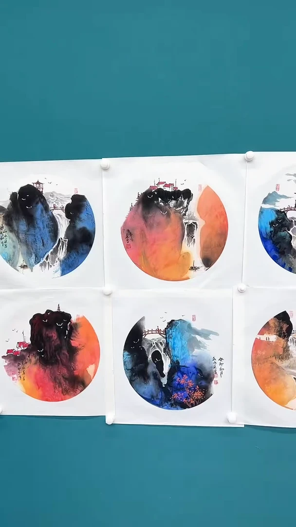 【闪购商品】国画知水道音国画作品6