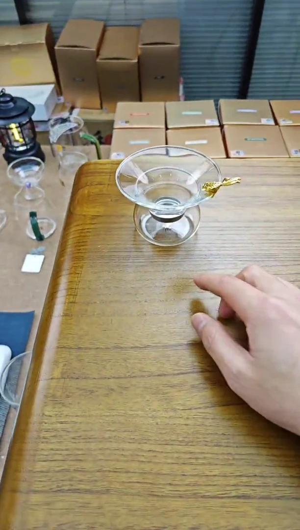 禾器小金鱼茶漏金标