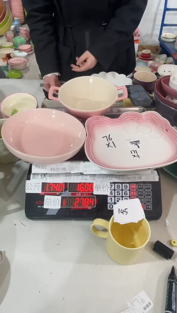 【闪购商品】其他瓷片微瑕陶瓷餐具家用B145