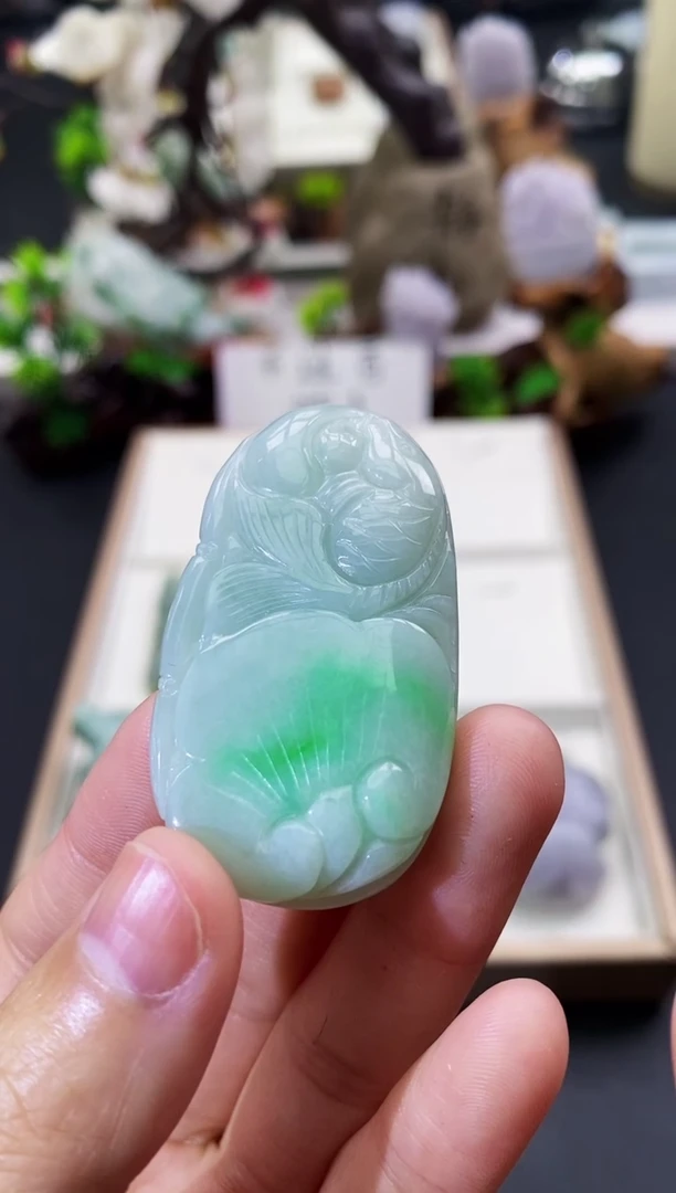 颈饰未镶嵌翡翠天然缅甸A货翡翠