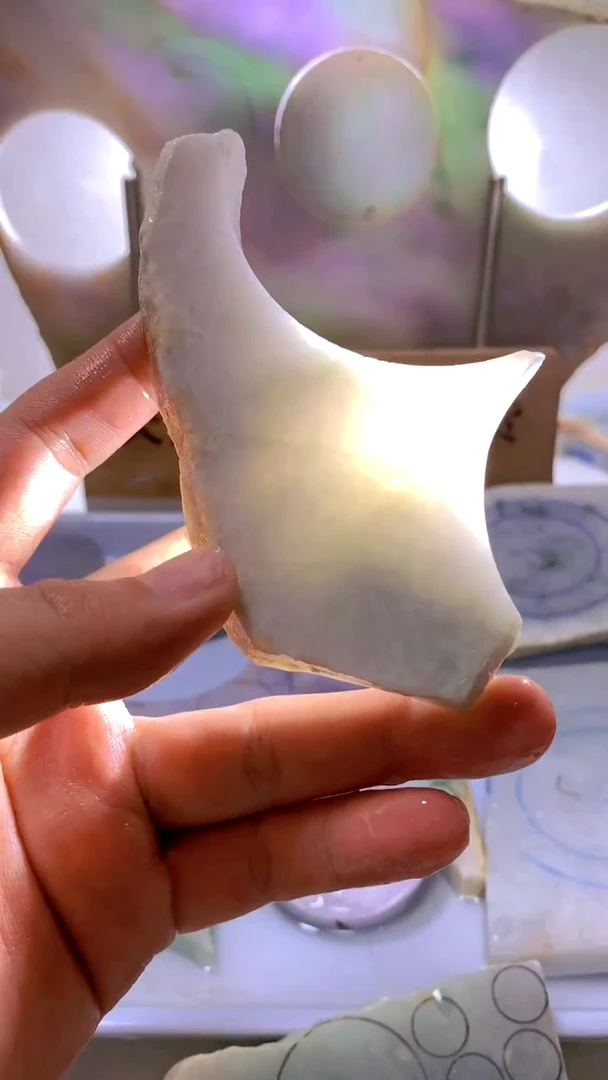 翡翠裸石天然缅甸翡翠A货148